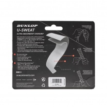 Dunlop Overgrip U Sweat 0.5mm - feuchtigkeitsabsorbierend, griffig - weiss - 3 Stück